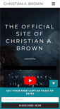 Mobile Screenshot of christianadrianbrown.com